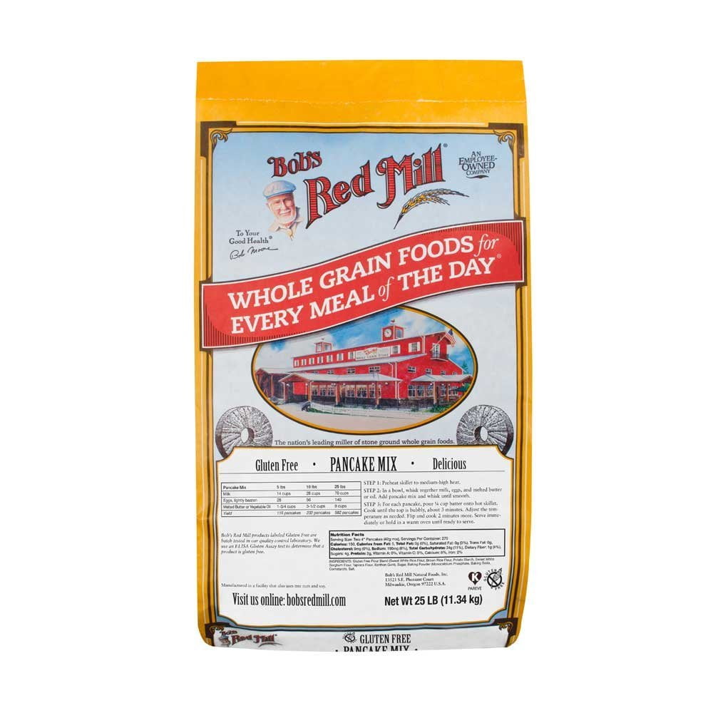 Bobs Red Mill Gluten Free Pancake Mix 25 Pound 1 each