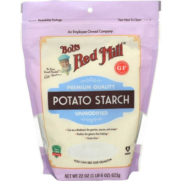 Bobs Red Mill Gluten Free Potato Starch, 22 Ounce -- 4 per Case.