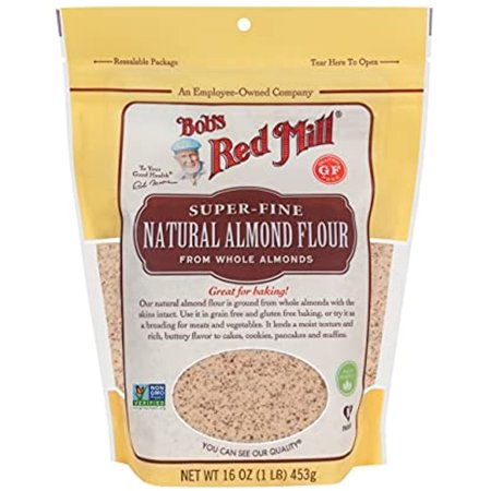 Bobs Red Mill Natural Almond Flour 16 Ounce (Pack Of 2)