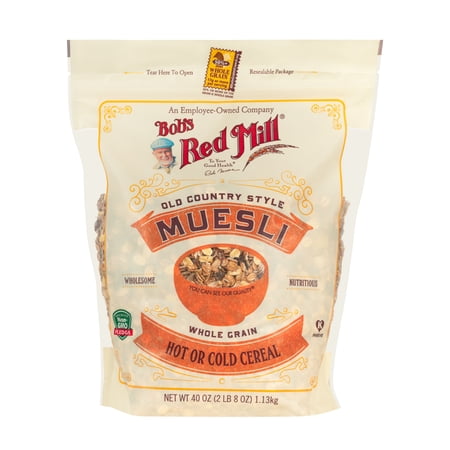 Bobs Red Mill Old Country Style Muesli, 40 Ounce -- 4 per Case.