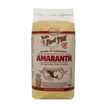 Bobs Red Mill Organic Amaranth Grain, 24 Oz