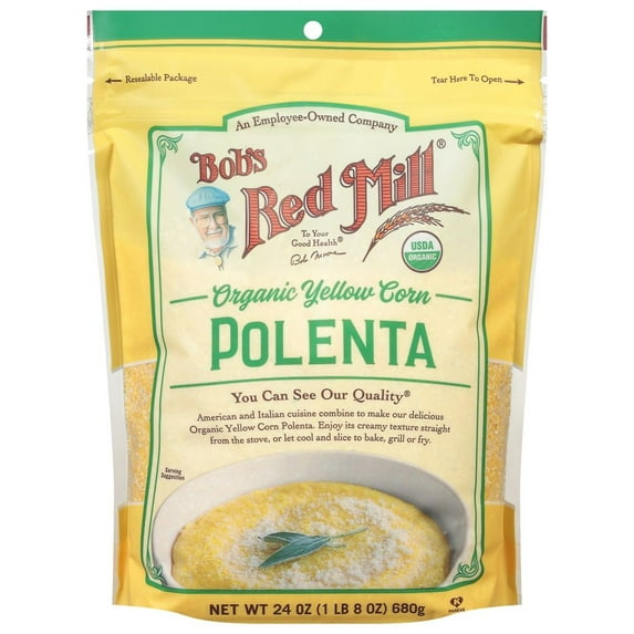 Bobs Red Mill Organic Yellow Corn Polenta 24 oz - Pack of 2