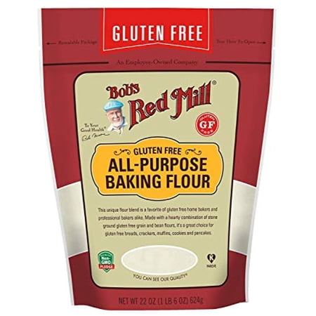 Bobs Red Mill Resealable Gluten Free All Purpose Baking Flour, 22 Ounce (Pack Of 2)