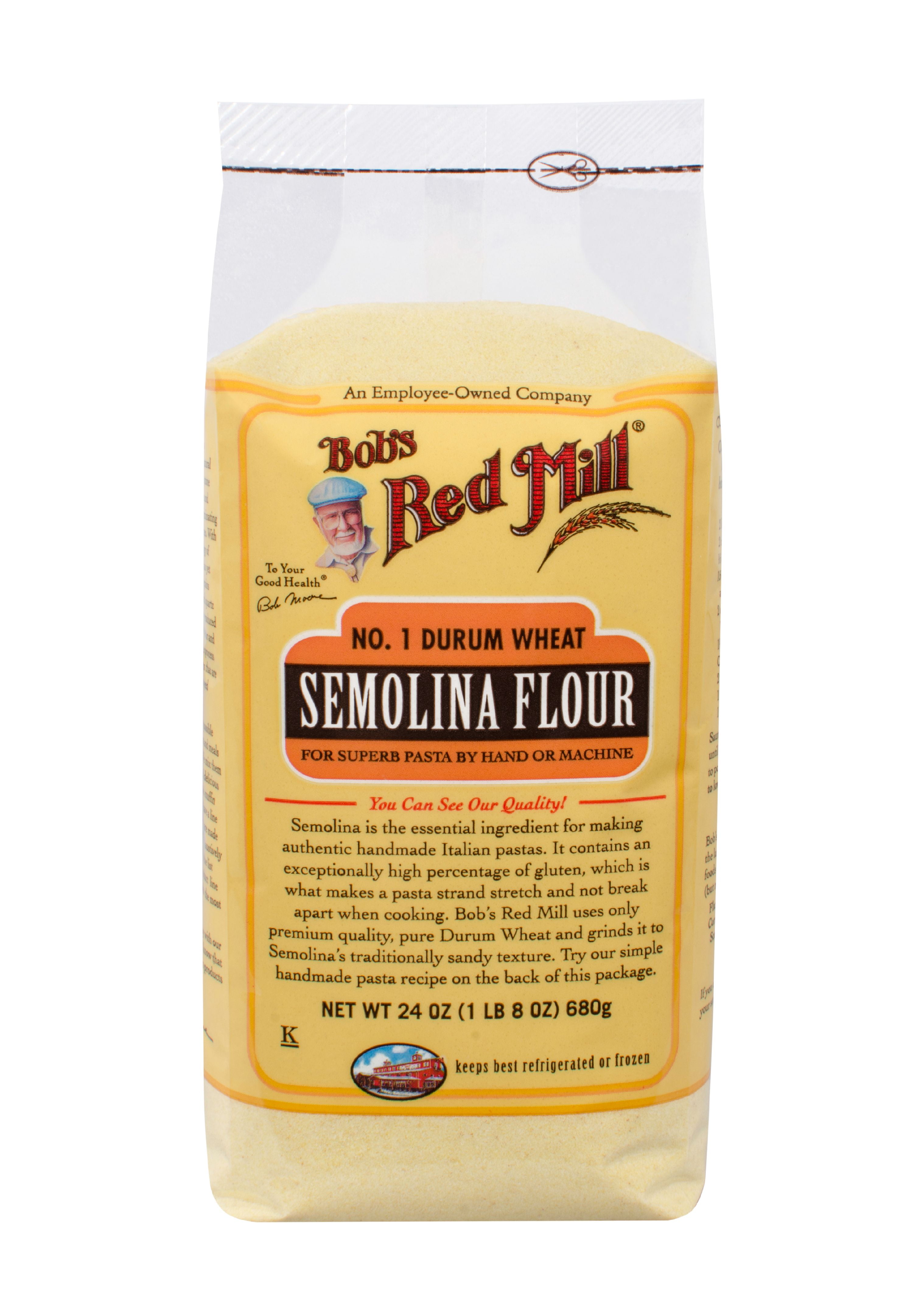 Bobs Red Mill Semolina Flour, 24 Oz