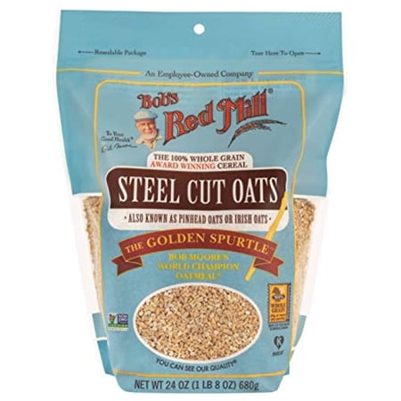 Bobs Red Mill Steel Cut Oats, 24-Ounce (Pack Of 4)