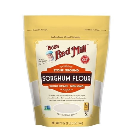 Bobs Red Mill Stone Ground Sorghum Flour, 22 Ounce -- 4 per Case.
