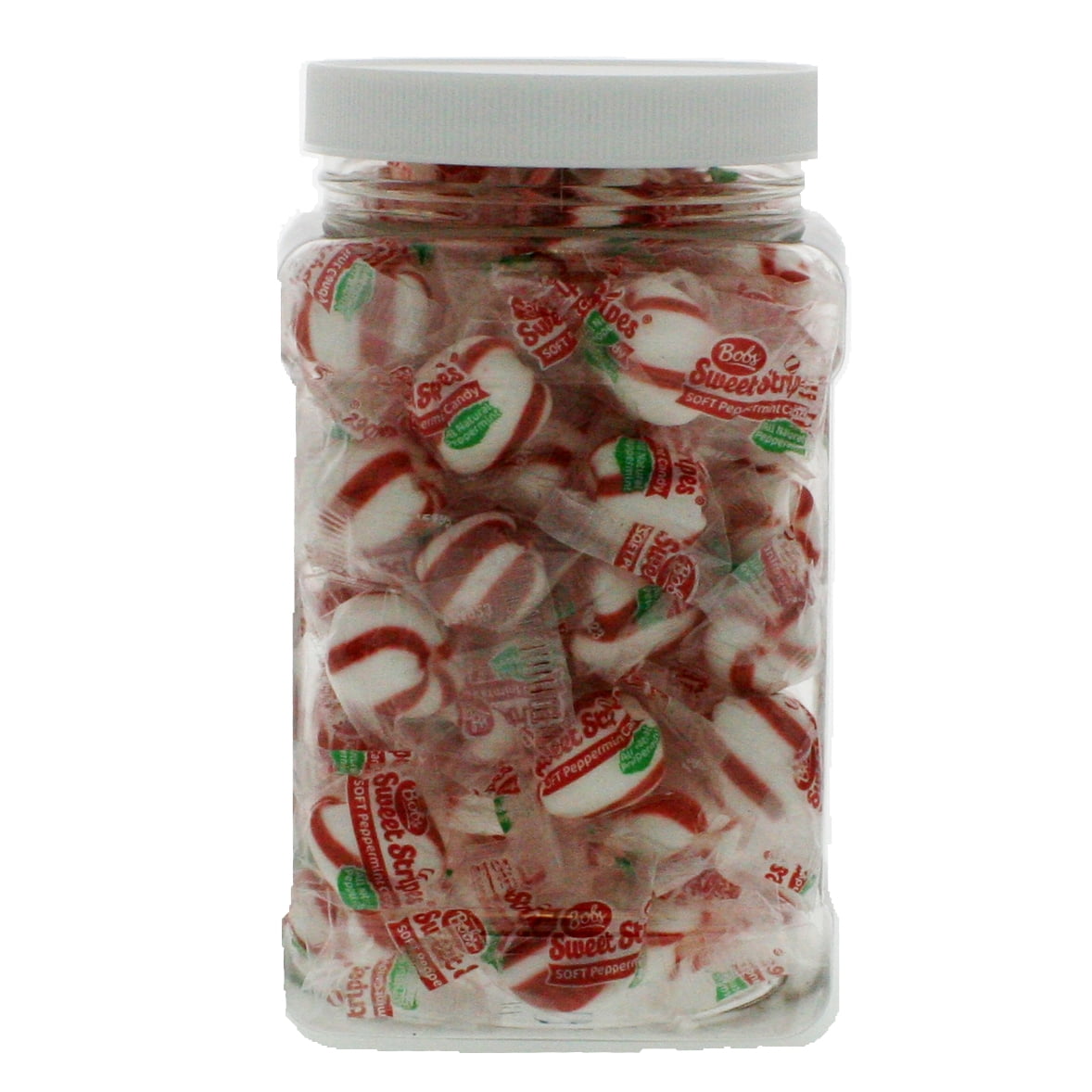 Bobs Sweet Stripes 1 Pound Mints Bulk Candy Bobs Sweet Stripe Mint