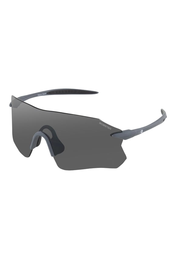 ® Aero Cycling Sunglass Matte Gray Frame, Smoke Silver Mirror Lens