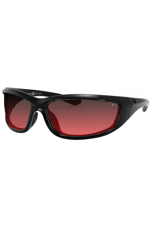 Charger Sunglasses Black w/Rose Lenses
