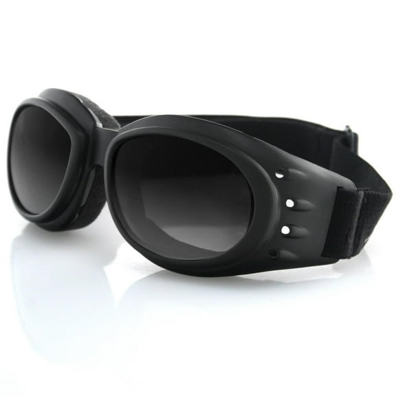 Bobster Cruiser Goggle-Style Motorcycle Sunglasses w/Smoke Lens