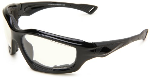 Bobster Desperado EDES001C Square Sunglasses,Black Frame/Clear Lens,One Size - image 1 of 3