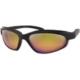 thumbnail image 1 of Bobster Fat Boy Motorcycle Sunglasses Matte Black w/Purple/Yellow Lens, 1 of 2