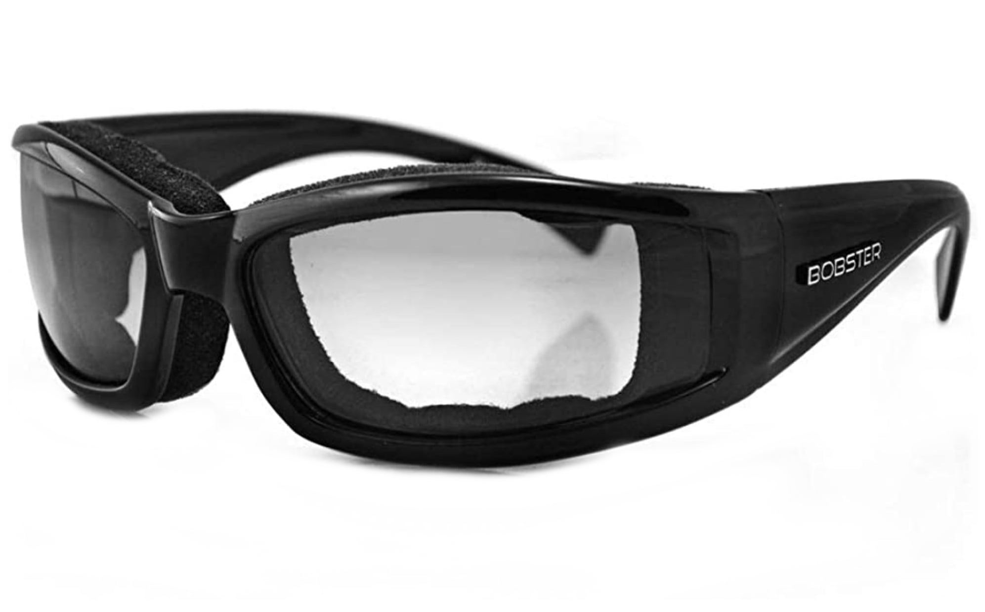 Bobster® Invader Gloss Black Frame Clear Photochromic Lens