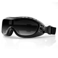 thumbnail image 1 of Bobster Night Hawk Unisex-Adult Street Motorcycle Goggles - Gloss Black/Smoke/One Size, 1 of 4