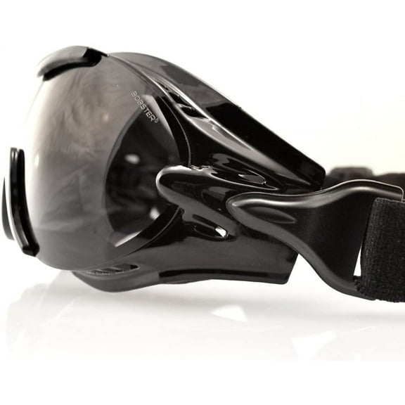 Bobster Phoenix, Gloss Black Frame, Smoked, Amber, & Clear Lens