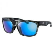 Bobster Route Sunglasses Matte Gray Tortoise w/Blue Lens
