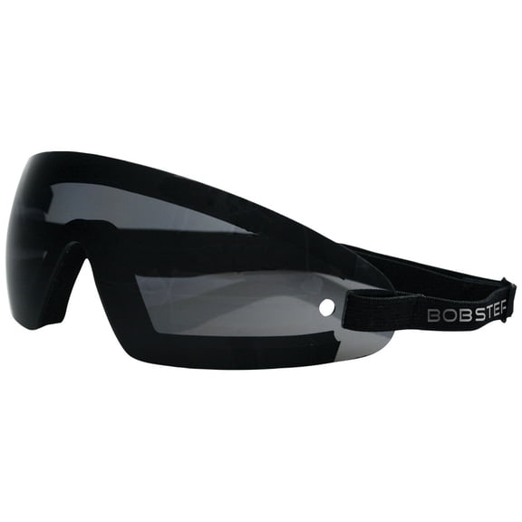 Bobster Wrap Around Sunglass Style Goggles Black w/Smoke Lens