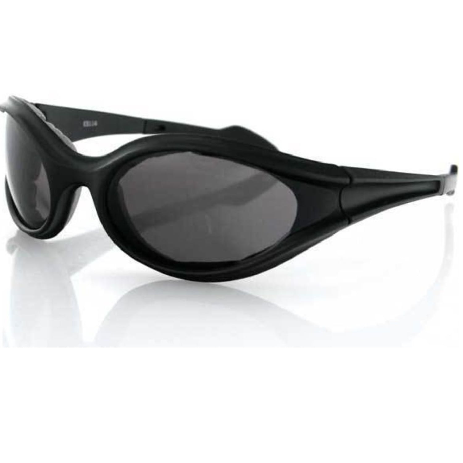 Bobster Wrap Styling Unisex Sunglasses, Black