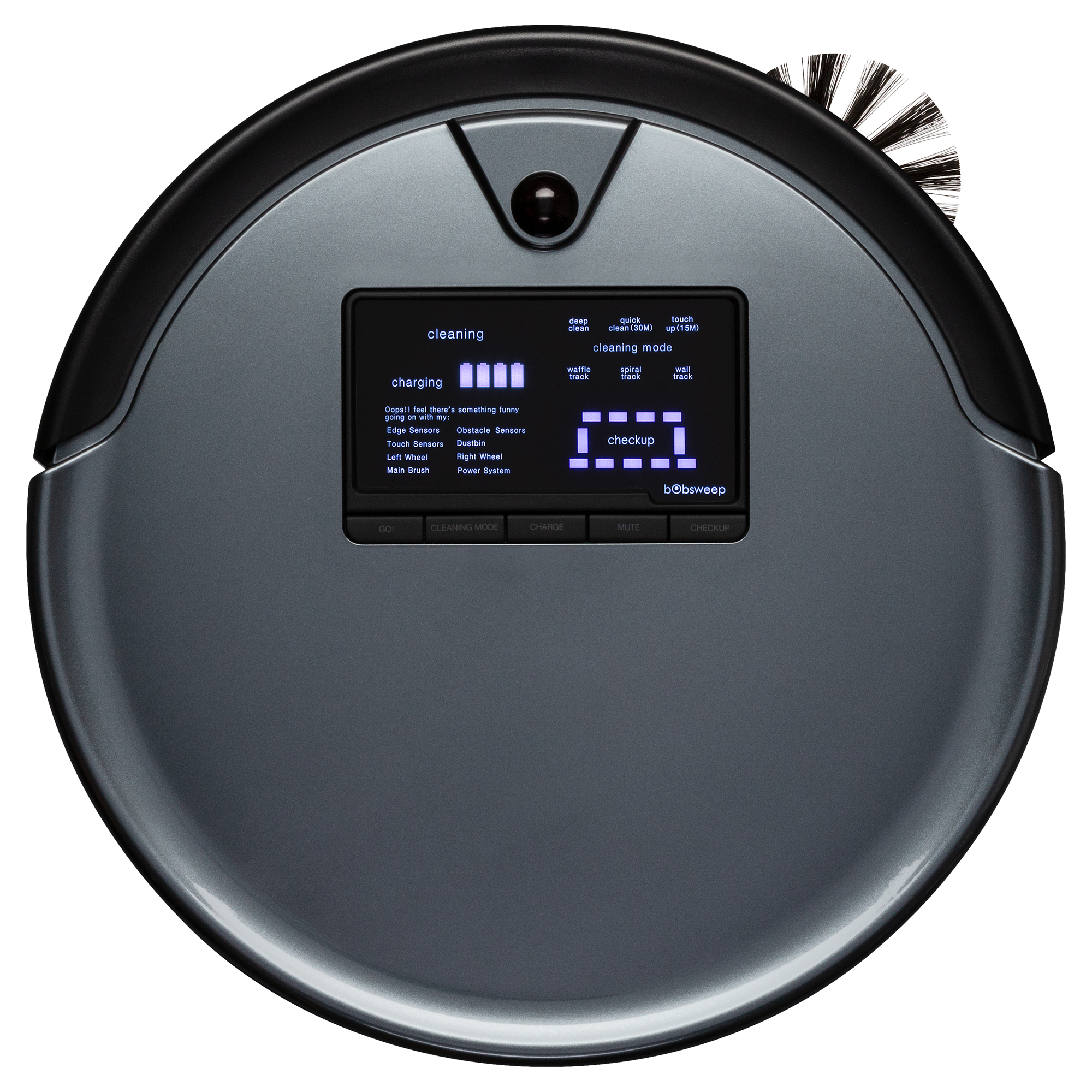 Bobsweep Pet Hair Plus Robotic Vacuum Cleaner and Mop, Charcoal - image 1 of 8