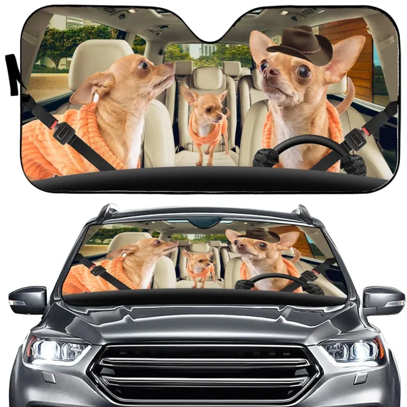 Bobtail Car Sunshade Bobtail Car ration Bobtail Windshield Dog Lovers Dog Car Sunshade Gift For Mom Gift For Dad