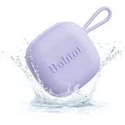 Bobtot Portable Wireless Bluetooth Speaker,IPX7 Waterproof Mini Speakers with 16H Playing Time, Loud Stereo Sound, Built-in Mic,TWS,for Home/Outdoor/Party/Travel/GiftsPurple