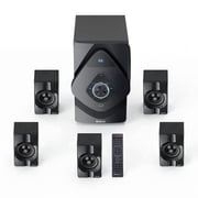 Bobtot Surround Sound Systems Wireless Rear Satellite Speakers - 800W 6.5inch Subwoofer 5.1/2.1 Channel Home Theater Systems with ARC Optical Bluetooth Input