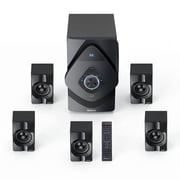 Bobtot Surround Sound Systems Wireless Rear Satellite Speakers - 800W 6.5inch Subwoofer 5.1/2.1 Channel Home Theater Systems with ARC Optical Bluetooth Input