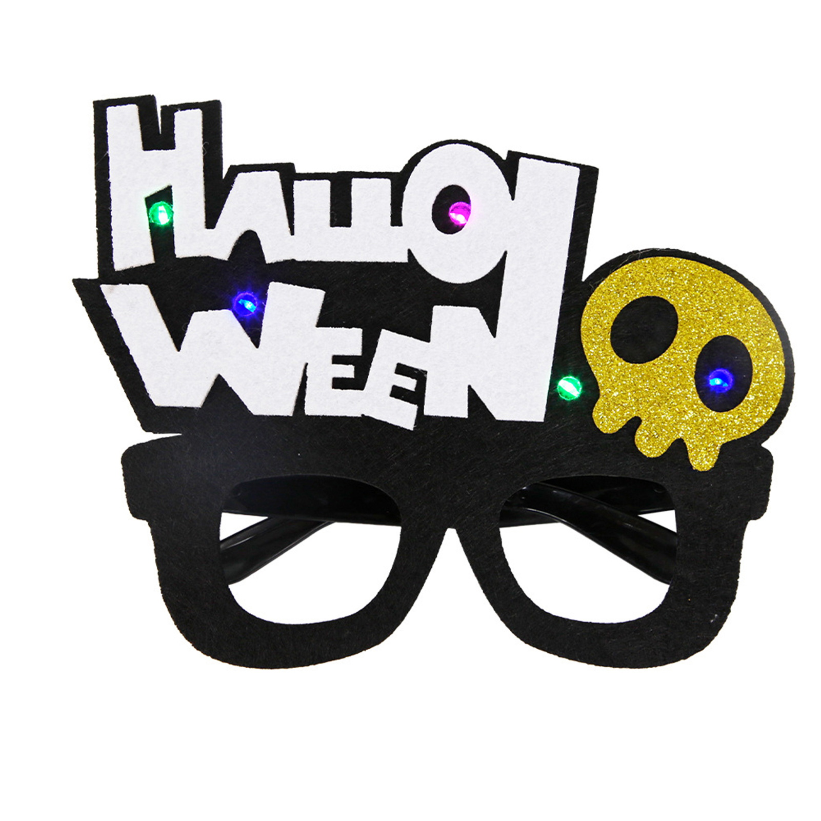 Boc Halloween Glow Glasses Fun And Festive LED Party Decor Versatile