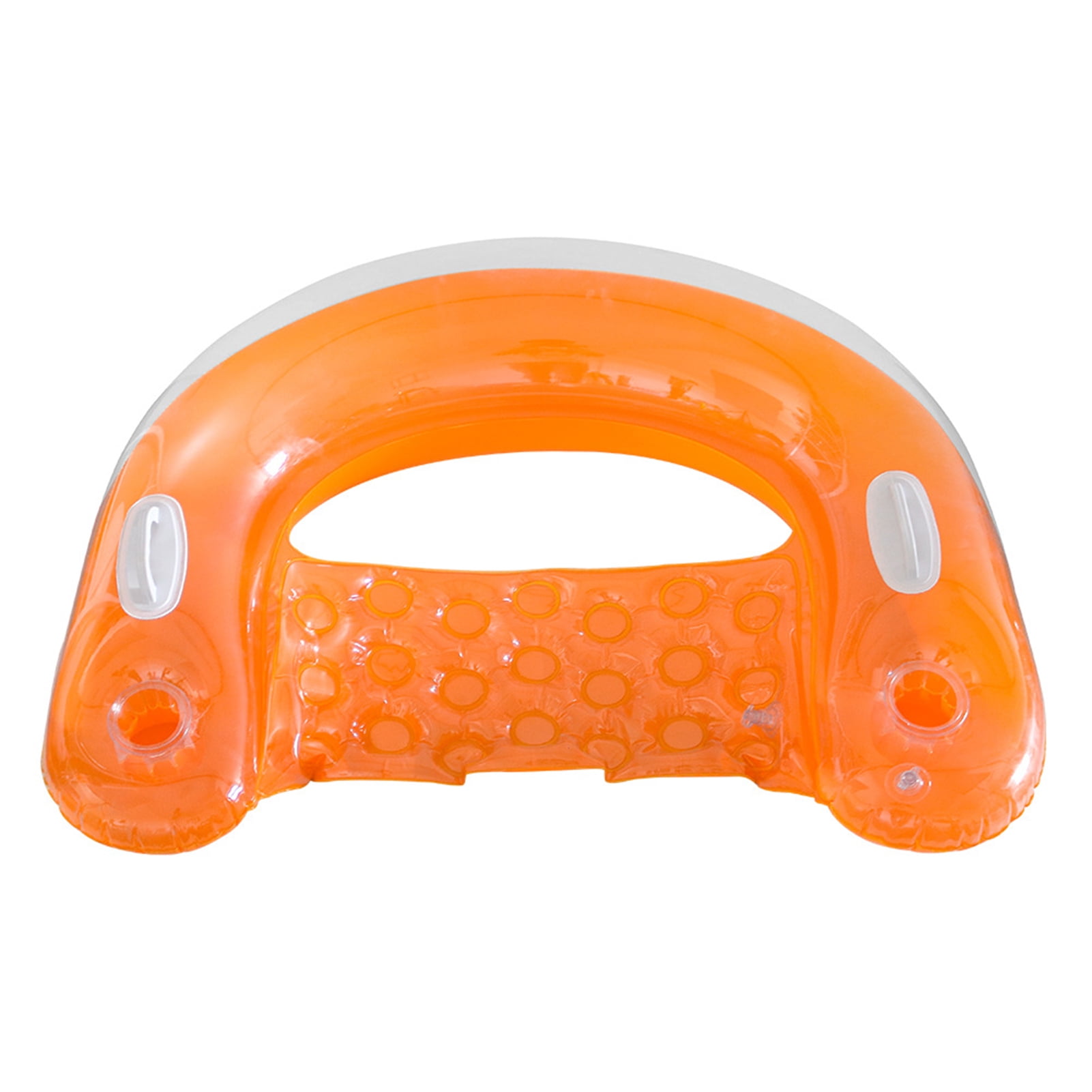 Boc Inflatable Floating Lounge Bed Stable Safe with Handles Strong Sealing Floating Row for