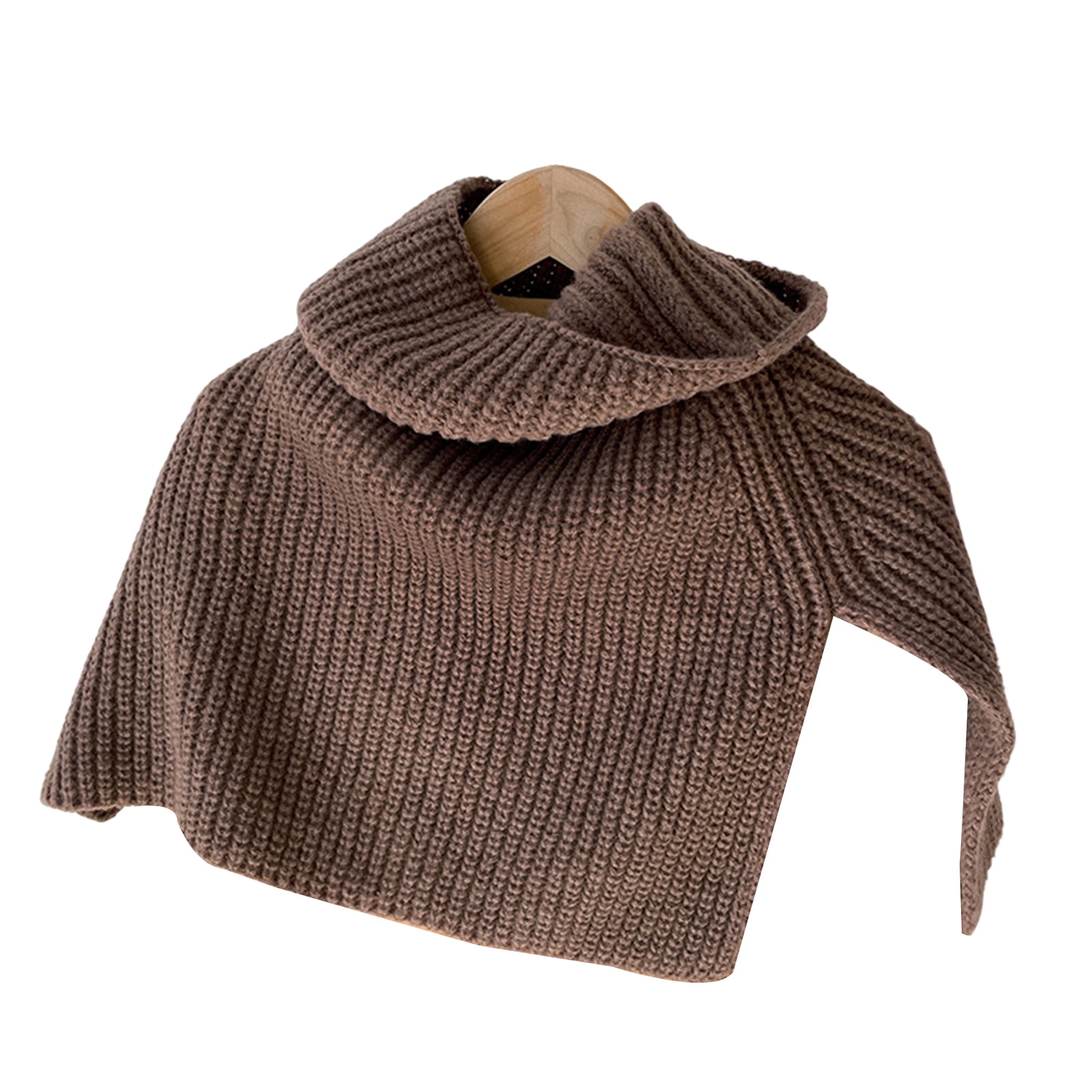 Solid Color Split High Neck Collar Sweaters Solid Color Split High Neck Collar Sweaters