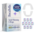 thumbnail image 1 of Boca Bella Teeth Whitening U-Wraps – 10 Treatments – 15% Hydrogen Peroxide, Enamel-Safe, No Harsh Sensitivity – Patented Strip Design with Aloe, Calendula & Peppermint – Fast, Even Whitening, 1 of 8