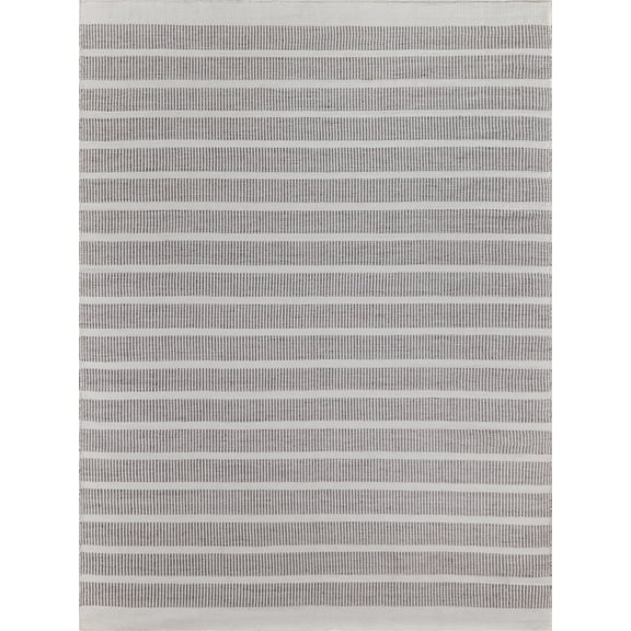 Boca Flatweave Pet Ivory/Gray 6'x9' Area Rug