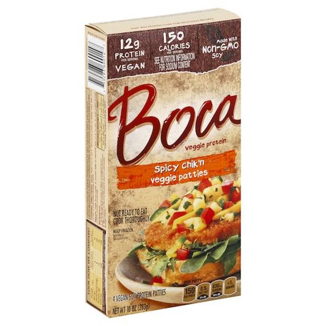 Boca Foods Spicy Chicken Patty, 10 Ounce 12 per case