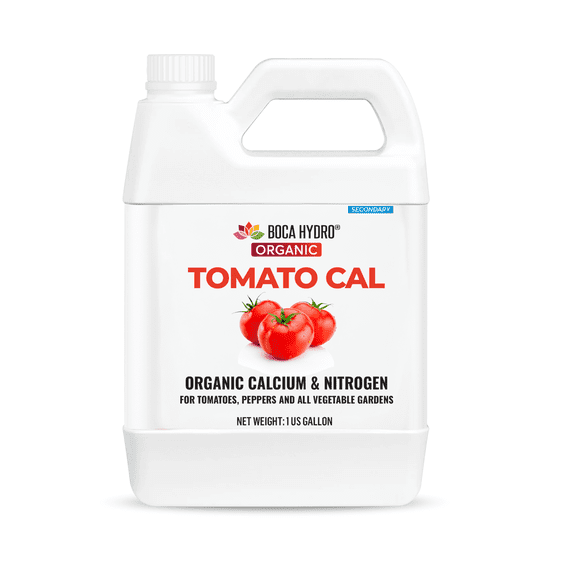Boca Hydro Tomato Cal – Liquid Calcium & Nitrogen Fertilizer for Tomatoes, Peppers & Vegetables | Prevents Blossom End Rot, Strengthens Cell Walls & Supports Healthy Fruit Development