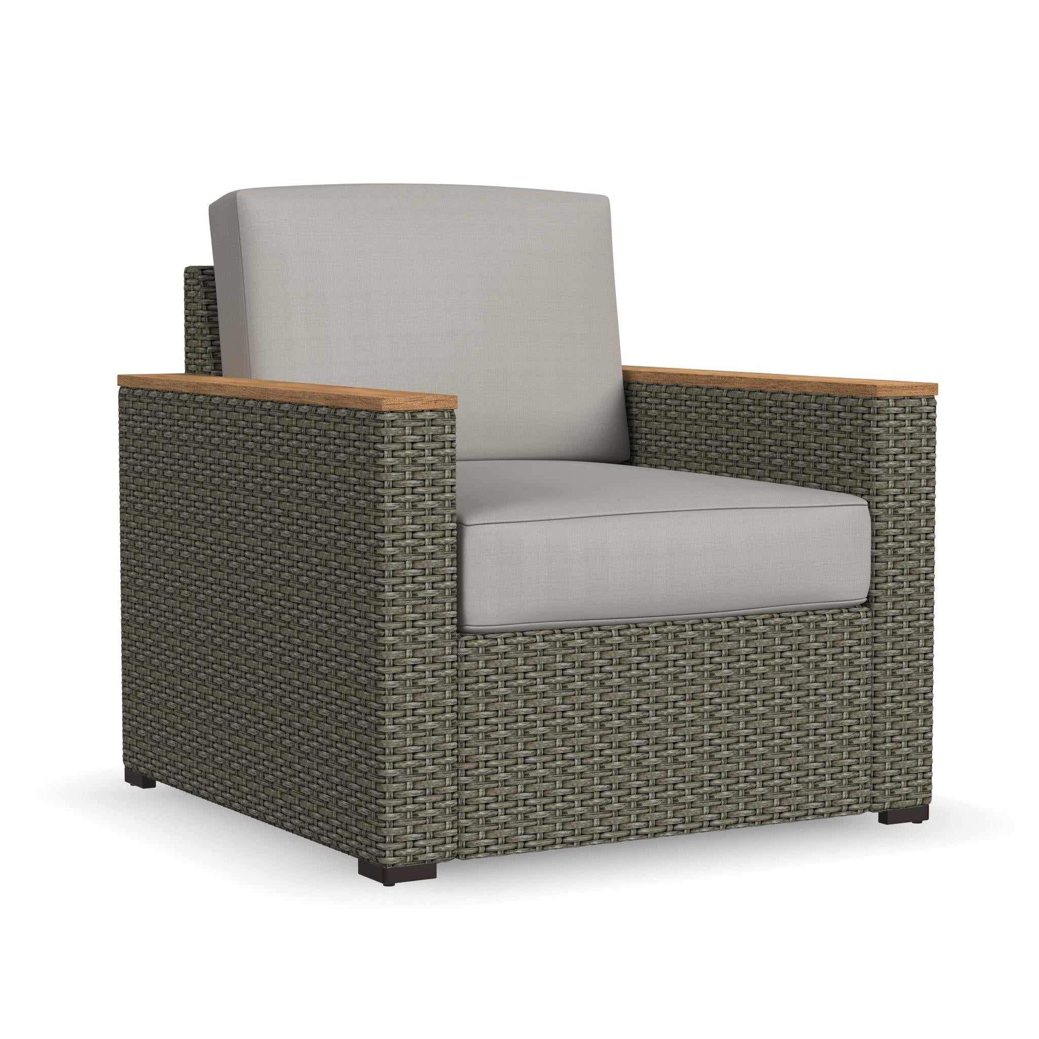 Boca Raton Brown Outdoor Arm Chair