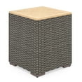 thumbnail image 1 of Boca Raton Brown Outdoor Side Table, 1 of 4