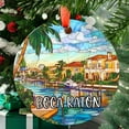 thumbnail image 1 of Boca Raton Florida Christmas Ornament, Ceramic/Acrylic - Boca Raton Florida Oceania Travel Souvenir, Festive Tree Ornament, Travel Keepsake 2025, Wanderlust Gift, Commemorative 2025, 1 of 5