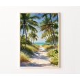 Boca Raton Florida Tropical Beach Wall Art Print, Coastal Home Decor ...