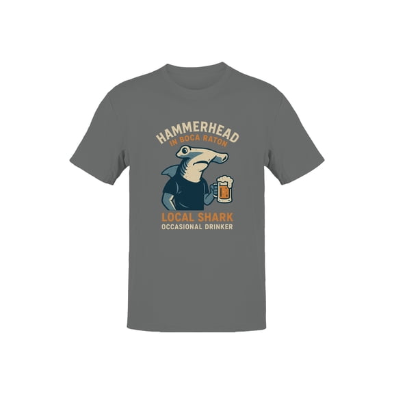 Boca Raton Hammerhead Shark Fun Men's T-shirt
