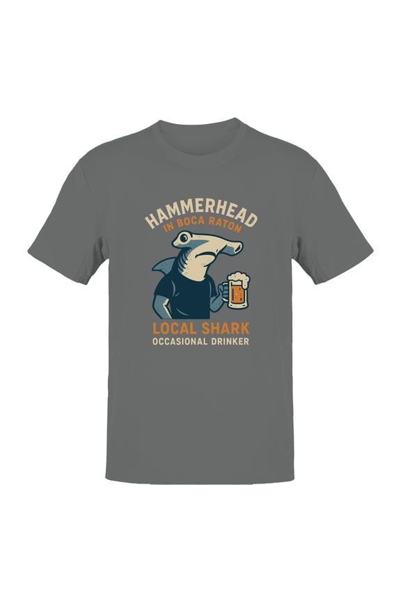 Boca Raton Hammerhead Shark Fun Men's T-shirt