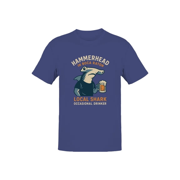 Boca Raton Hammerhead Shark Fun Men's T-shirt