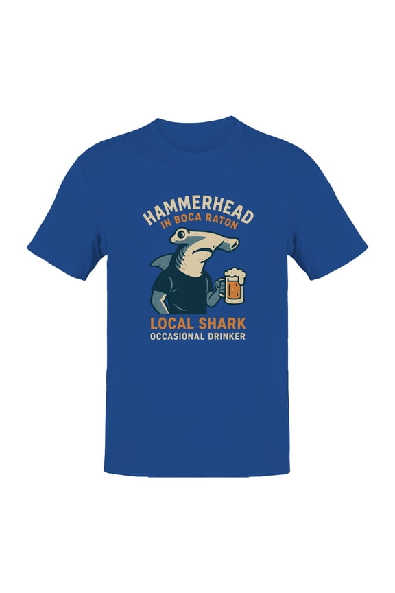 Boca Raton Hammerhead Shark Fun Men's T-shirt