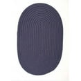 thumbnail image 1 of Boca Raton  Navy Indoor/Outdoor Round Rug - 3'x3', 1 of 1