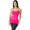 thumbnail image 1 of Boca Rosa Basic Seamless Camisole - Women's Stretchy Nylon Span Tanks (US, Alpha, One Size, Regular, Regular, 1, Fuchsia), 1 of 4