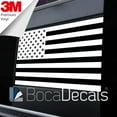 thumbnail image 1 of BocaDecals 2015-2025 Chevy Colorado Rear Middle Window American Flag Decal - Made in USA - Small Home Business (White), 1 of 15