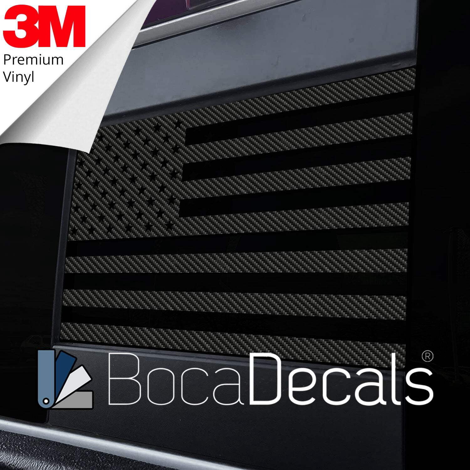 BocaDecals 2019-2025 Chevy Silverado and GMC Sierra Rear Middle Window ...