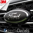 thumbnail image 1 of BocaDecals Emblem Insert Decal Overlays For 2020-2026 Ford Explorer (Set of 2) - Made in USA - Small Home Business (MatteBlack), 1 of 9