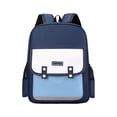 thumbnail image 1 of Bocaii Light Blue Backpacks, Color Block School Backpack, Back to School Gifts, Aesthetic Minimalist Waterproof School Backpack, Laptop Backpack and Travel Backpack for Teens, 1 of 5