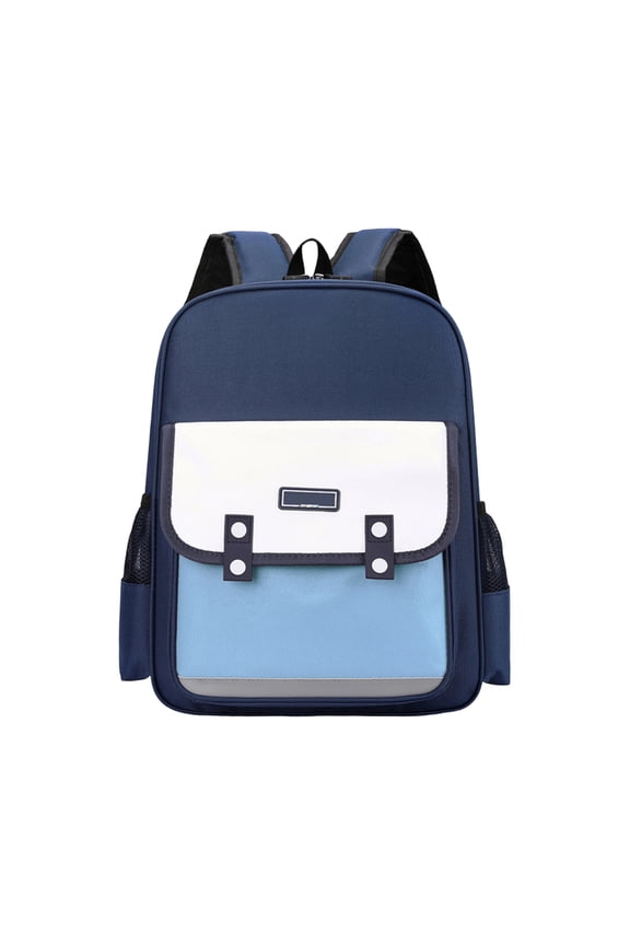 Light Blue Backpacks, Color Block School Backpack, Back to School Gifts, Aesthetic Minimalist Waterproof School Backpack, Laptop Backpack and Travel Backpack for Teens