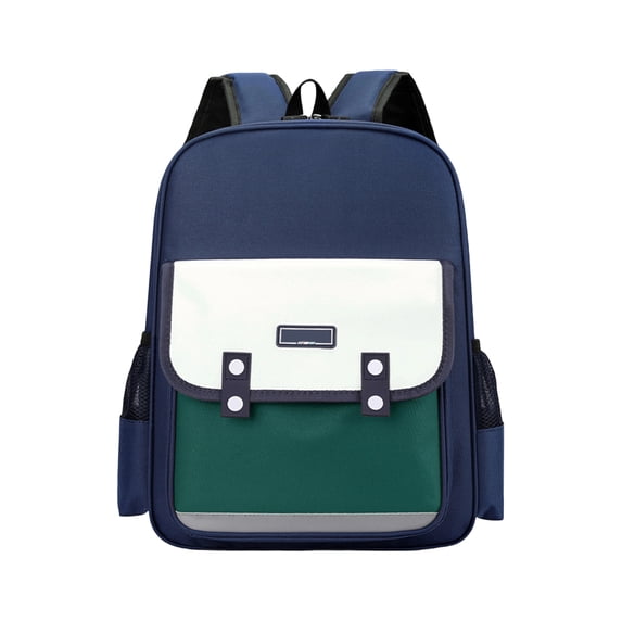 Bocaii Light Dark Green Backpacks, Color Block School Backpack, Welcome Back to School Gift, Aesthetic Minimalist Waterproof School Backpack, Laptop Backpack and Travel Backpack for Teens